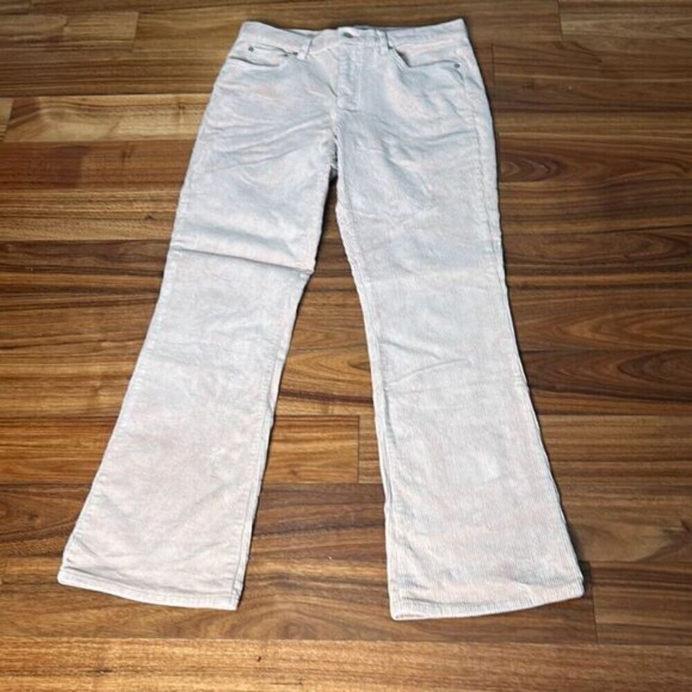 Y2k Ralph Lauren lauren jeans co baby pink corduroy flare pants woman's size 8